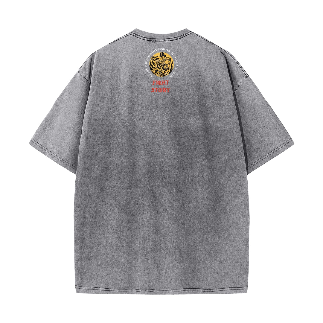 ACID WASH T-SHIRT (TIGER)  PRE-ORDER