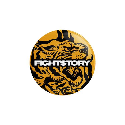 BUTTON PIN  (TIGER FACE) PRE-ORDER