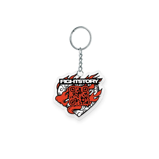 ACRYLIC KEYCHAIN (HEART-FIRE) PRE-ORDER