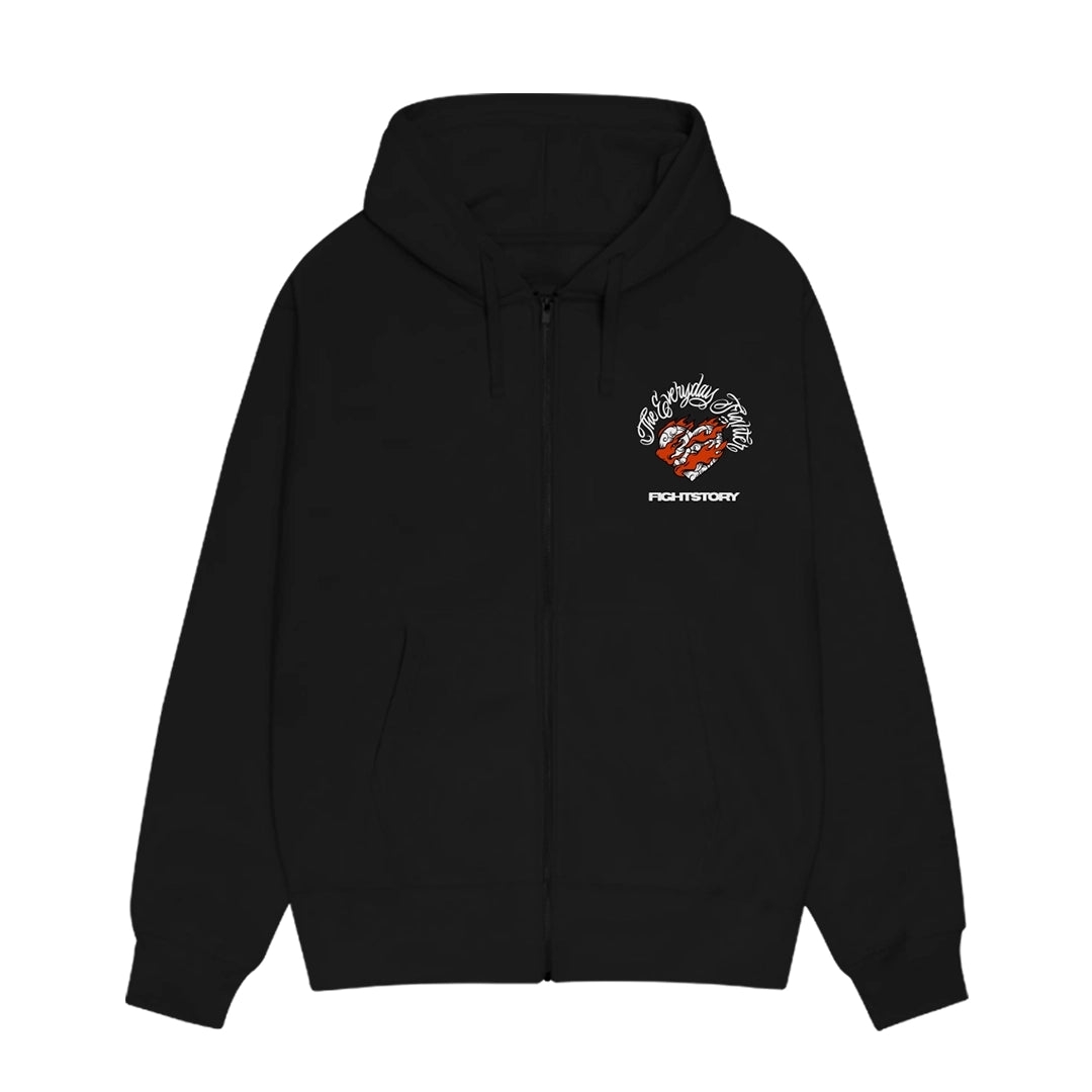 ZIPPER HOODIE (HEART-FIRE) PRE-ORDER